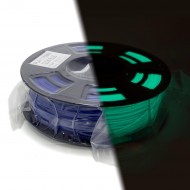 Bobina filamento PLA 3D - Brilla en la oscuridad - Fluorescente - 1.75mm - 1kg