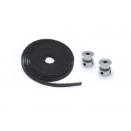 Kit 2m Correa GT2 y 2 Poleas GT2