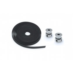 2m Belt GT2 y 2 Pulley GT2 Kit