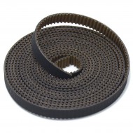 Correa dentada GT2 - Recubierta antidesgaste y reforzada con fibra de vidrio - 6mm - 1m
