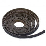 Correa dentada GT2 - Recubierta antidesgaste y reforzada con fibra de vidrio - 6mm - 1m