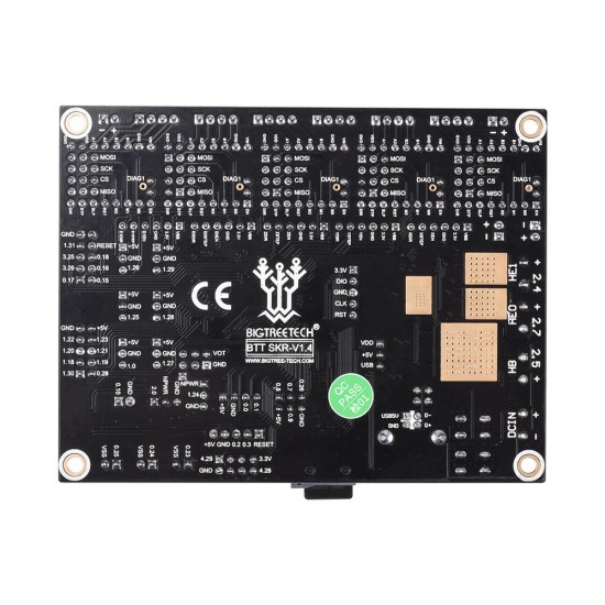 SKR V 1.4 - Placa 32 bits con procesador LPC1768 - Compatible con Marlin 2 - STEP/DIR SPI o UART - 12v o 24v