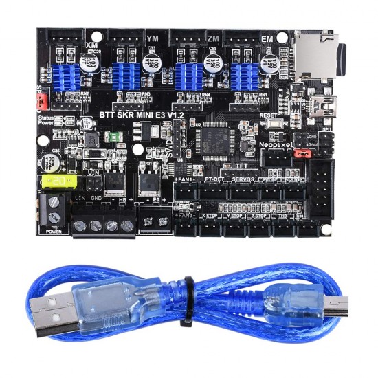 SKR Mini E3 V1.2 Placa para Impresora 3D de 32 bits ARM con controladores TMC2209 UART