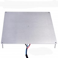 MK3 Ultrabase de Aluminio 220x220cm 150W 12V Alta Potencia con termistor y cables con cristal con recubrimiento microporoso