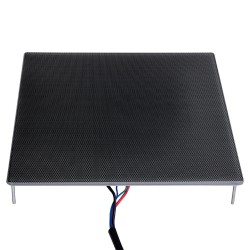 MK3 Ultrabase de Aluminio 220x220cm 150W 12V Alta Potencia con termistor y cables con cristal con recubrimiento microporoso