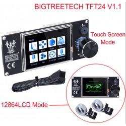 TFT24 V1.1 Pantalla Táctil con doble función compatible con LCD gráfico 12864 y menú táctil