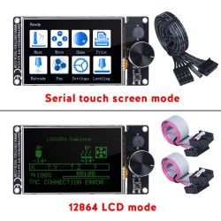TFT35 V3.0 Pantalla Táctil con doble función compatible con LCD gráfico 12864 y menú táctil - Compatible con Wifi