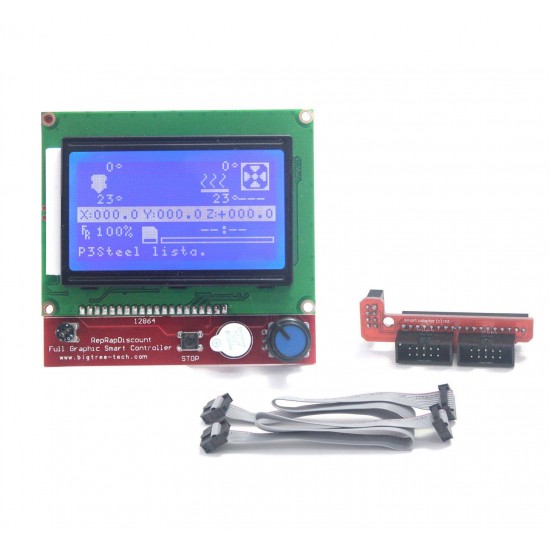 Pantalla Gráfica - 12864 LCD Full Graphic Smart Controller