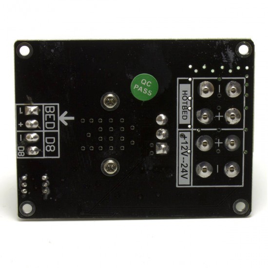 Módulo mosfet 30A con disipador y compatible con cama caliente - Compatible con Arduino
