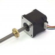 Nema17 - 17HS4401s - Tr8x8-350MM - Motor Paso a Paso con Husillo Trapezoidal