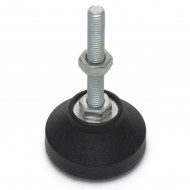 Pie ajustable con goma antideslizante - D50 M8 50