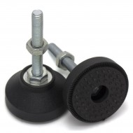 Pie ajustable con goma antideslizante - D50 M8 50