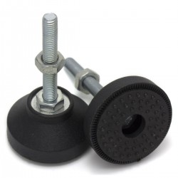 Pie ajustable con goma antideslizante - D50 M8 50