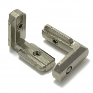 Conector interno en L para perfiles de aluminio 3030