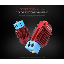 Extrusor Bowden Multicolor 2 entradas 1 salida - 1.75mm