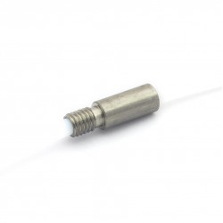 Garganta para hotend Dual - Rosca M6 Liso diámentro 7 mm -  Con teflón - DI 4.1