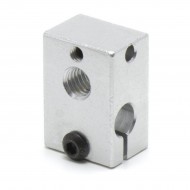Bloque calefactor v6 para termistor PT100 3mm - Rosca M6 - Compatible con v5 y v6