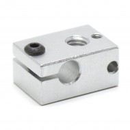 Bloque calefactor v6 para termistor PT100 3mm - Rosca M6 - Compatible con v5 y v6