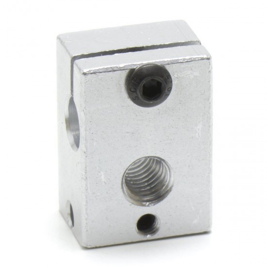 Heating block v6 for 3mm PT100 thermistor - M6 Thread - v5 and v6 compatible