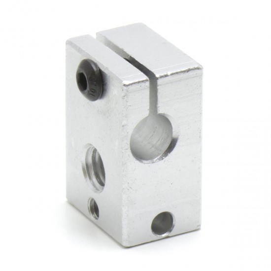 Heating block v6 for 3mm PT100 thermistor - M6 Thread - v5 and v6 compatible