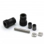 Imagen de Set de poleas de tracción doble de acero endurecido para extrusor - Estilo Bondtech - Compatible con estrusores tipo Mk2/Mk3