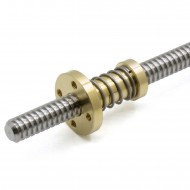 Tuerca de cobre con muelle T8x8 Spring Nut para husillo trapezoidal díametro 8mm