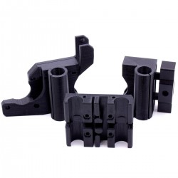 Piezas impresas del Eje X de la impresora 3DSteel