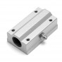 Imagen de Rodamiento lineal largo SC8LUU con soporte de aluminio